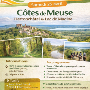 Randonnée Hatonchatel- Longeau le 25 avril 2026