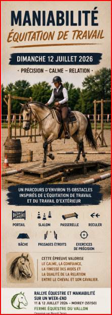 Maniabilité le 12 juillet 2026