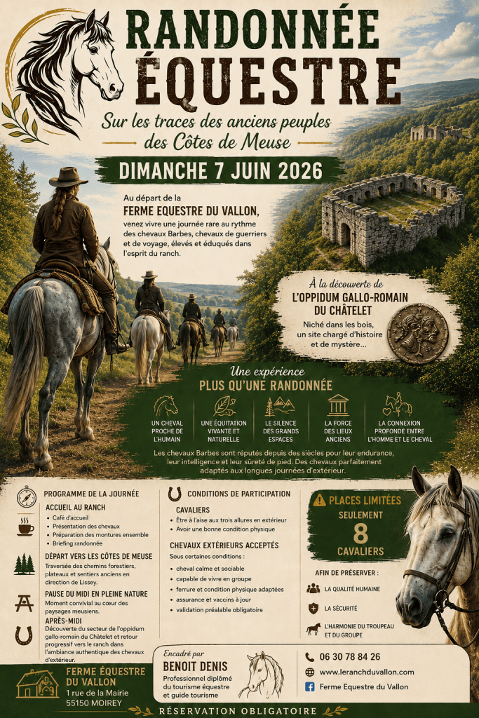 Sur les traces des anciens peuples des Côtes de Meuse. 7 juin 2026