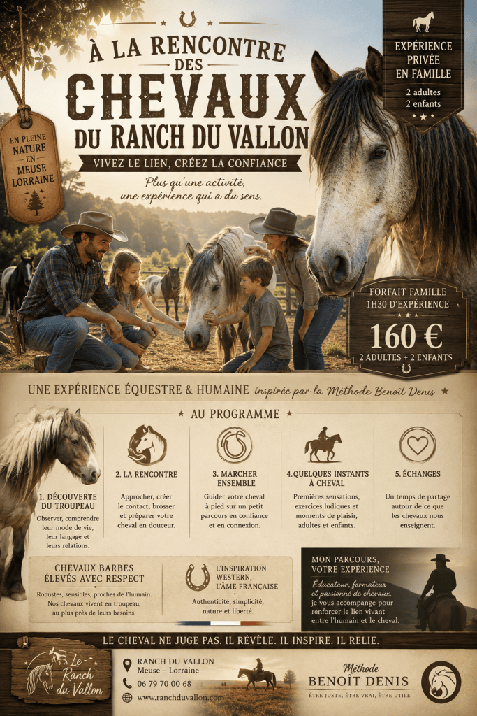 A la rencontre des chevaux du Ranch du Vallon