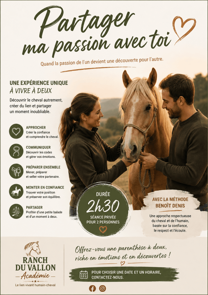 Partager ma passion avec toi.